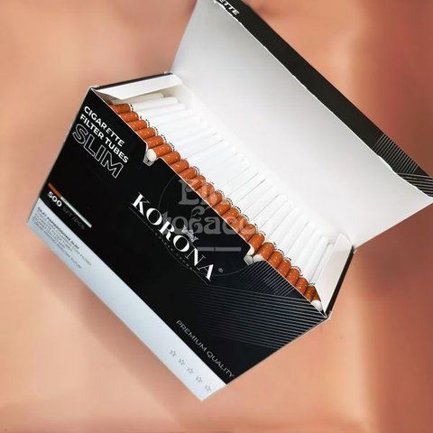Цигаркові гільзи Slim Korona 500 шт. 37 фото