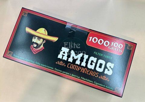 Цигаркові гільзи Amigos Companeros 1000 шт 1240 фото